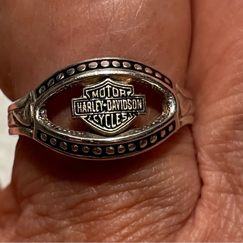 Harley-Davidson Silver Ring for Women, size 7